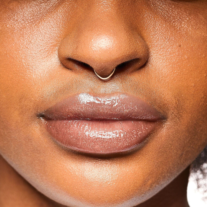 Fiona Frills Makeup Moisturizing Lip Gloss in Pearly Y2K Frilliance